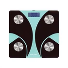 Смарт весы электронные Sokany 26х26 см до 180 кг с Bluetooth Мятный SK-19029GR