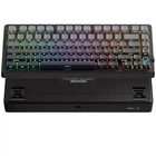 Ігрова механічна клавіатура Mchose G75 V2 / Три режими підключення / Fast Gold Shaft V3 Switch / Black gradient / Чорний градієнт
