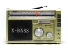 Радиоприёмник Golon RX-381 BT(Bluetooth) c встроенным аккумулятором, считыватель MP3-TF/USB, LED фонарь Gold