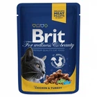 Влажный корм Brit Premium с курицей и индейкой 85 г