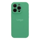 Чохол Silicone Case Full Size with Frame для iPhone 16 Pro Max 47.Spearmint