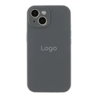 Чохол Silicone Case Full Size with Frame для iPhone 15 15.Dark Grey