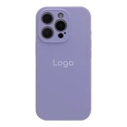 Чохол Silicone Case Full Size with Frame для iPhone 16 Pro Max 39.Elegant Purple