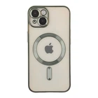 Чохол TPU Metallic Full Camera with Magsafe для iPhone 15 Green