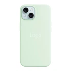 Чохол Silicone Case with MagSafe для iPhone 15 Soft Mint