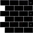 Самоклеюча поліуретанова плитка Sticker Wall чорна цегла 305х305х1мм (D) SW-00001186