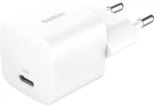 Зарядний пристрій Belkin 25Вт USB-С PD PPS Білий (WCA012KQWH)