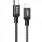 Дата кабель Hoco X14 Double Speed ​​Type-C to Lightning Cable (1m) Black