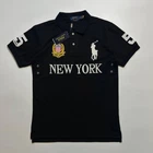 Футболка Polo Ralph Lauren New York чорного кольору, поло ральф лорен, нью йорк, розмір S