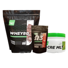 Протеин Target Nutrition Trend сывороточный WHEY 80 и омега 3 и креатин малат