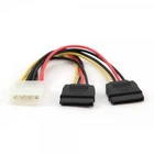 Кабель питания Molex to 2xSATA power 0.3m Cablexpert