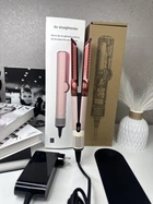 Випрямляч-фен для волосся 2в1 Airstrait HT-01 Kanzan Pink Бежевий колір