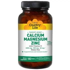 Кальцій магній цинк Country Life Calcium Magnesium Zinc 180 таблеток ARE-576069
