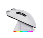 Ігрова бездротова миша Ajazz AJ179P MC Bluetooth/2.4 ГГц/USB-C до 12000 dpi з магнітною станцією White (AJ179P-MC-W)
