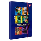 Папка для зошитів YES 500238 Minecraft B5, ламінований картон на резинці /500238/