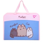 Папка-портфель Yes FC на блискавці з тканинними ручками Pusheen 492317