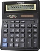 Калькулятор CITIZEN бухг. SDC-888ТII чорний, 12розр. (158*203мм) /SDC-888ТII/