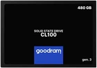 Твердотельный накопитель SSD 480Gb, Goodram CL100 (Gen.3), SATA3, 2.5" (SSDPR-CL100-480-G3)