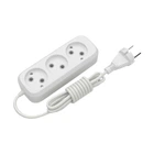 Сетевой удлинитель Electrum C-ES-1786 3.0m, 3 роз, white