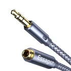 Кабель ESSAGER Monster Headphone Extension Cable 3.5mm Male to 3.5 mm Female 1m Grey (EYPY35-MY0G)