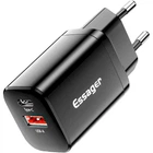 Зарядний пристрій ESSAGER Journey USB-C/USB-A 30W PD/QC Black (ECTPQS-ZTB01)