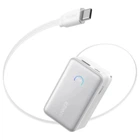 Батарея универсальная Anker 10000mAh Nano 45W, Built-In USB-C Cable, White (A1638H21)