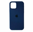Чехол для iPhone 12 Pro Max силиконовый Soft-touch Silicone Case Full Size (AA) Deep Navy