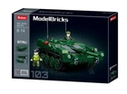 Конструктор M38-B1010 SLUBAN "Танк" 25,5см, фигурки, 692дет, в коробке (6903317468867)