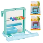 Игрушка для попугаев, зеркало с жердочкой, пластик Flamingo MIRROR PERCH (100291)