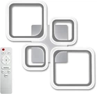 Люстра світлодіодна стельова LUMINARIA OVAL 80W 4S RC 725/423 WHITE 220V IP20 (6951635239553)