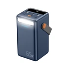 Повербанк 50000mAh Choetech B664 Deep Blue 65W PPS QC3.0 PD3.0 LED-фонарь (43-00119)