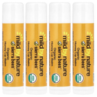 Бальзамы для губ Mild By Nature, Sierra Bees "Organic Lip Balms" с медом (4 шт)