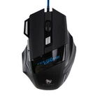 Игровая компьютерная USB Мышка TWolf M1 с чувствительностью 800/1200 /2400 DPI кабель составляет 1.4 метра Black