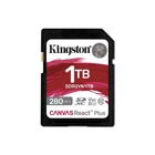 Карта пам'яті SDXC Kingston Canvas React Plus 1 ТБ Class 10 UHS-II U3 V60 A2 до 280 МБ/с