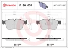 Гальмівні колодки дискові передні Brembo (P36031)