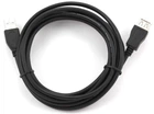 Кабель Cablexpert USB - USB V 2.0 (M/F), подовжувач, 1.8 м, чорний (CCP-USB2-AMAF-6)