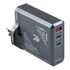 Мережевий Зарядний Пристрій Remax RP-U106 140W 2C+1A GaN Сiрий
