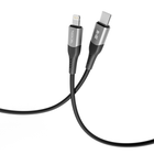 Кабель для зарядки USB Ridea RC-US42 UltraStrong Type-C to Lightning 30W (10V/3A) 1.2m Черный