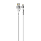 Кабель для заряджання USB Ridea RC-XS51 X-Silicone USB/Lightning 12W (5V/2.4A) 1.2m Білий