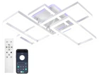 Светильник LED потолочный LUMINARIA GENNY RGB 130W 5S WHITE (с пультом)