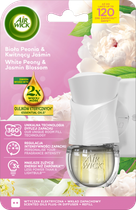 Набор Электрический ароматизатор воздуха Air Wick + сменный флакон Air Wick Цветы пиона и жасмина 19 мл (3315601)