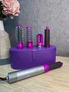 Стайлер 5в1 HAIR BRUSH Styler + кейс з функціями надання об'єму, випрямлення Фіолетовий