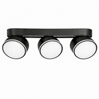Светильник точечный поворотный Berger 3037-DL-3 Black GX53 max 3x13 Вт