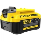 Акумуляторна батарея STANLEY FatMax, 18 В, 4 Аг, час зарядки 60 хв, вага 0.69 кг. Літій-іонна (SFMCB204)