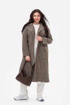 Пальто ELEN коричневого кольору 3XL (3044038)