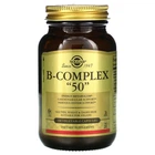 Комплекс вітамінів В-50 Solgar (B-Complex) 100 капсул (SOL-01121)