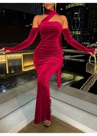 Платье SHEIN M Вишневый sz2311016961416711