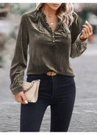 Блуза SHEIN M Темно-сірий sz2312252470721606