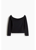 Лонгслив H&M XXS Черный 1228437