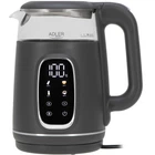 Електрочайник Adler AD 1305 grey 1850-2200 Вт/1.7 л/ скло/ встановлення температури/